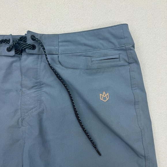 Manera Gambas Board Shorts 31 Blue Mens 4 Way Stretch Water Repellent - Picture 2 of 8